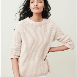 Jenni Kayne cashmere fisherman sweater